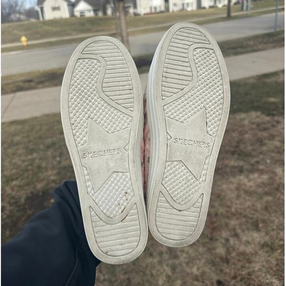 Skechers‎ Women's Peach/Floral Air-Cooled Memory Foam Shoes Size 7.5 - Picture 9 of 11